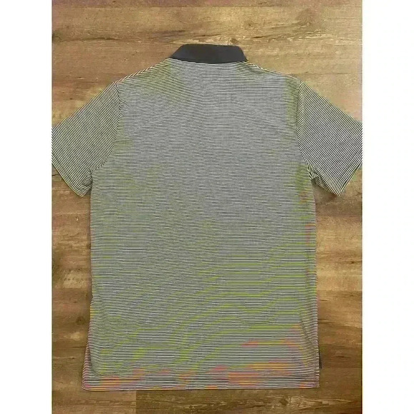 Polo Golf Performance Ralph Lauren Moisture Wicking Blue Striped Men's Sz L - Picture 8 of 9
